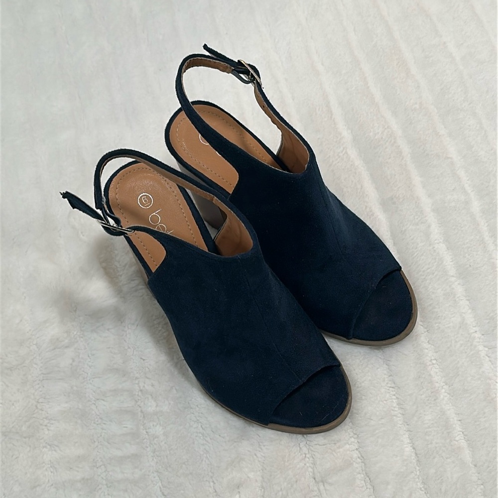 🦢 Betan Peep Toe Heels